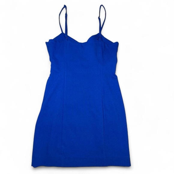 Endless Rose Women's Stretch Fabric Fitted Mini Dress Cobalt Blue Bodycon SZ S - Picture 7 of 8